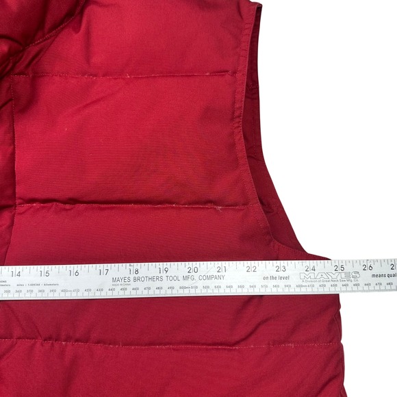 Cabelas Premier Northern Goose Down Puffer Vest Red Men's L Reg - Picture 8 of 16